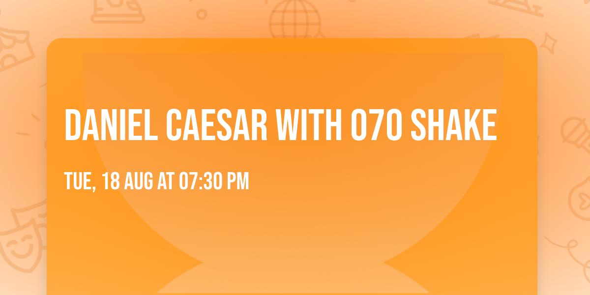 Daniel Caesar with 070 Shake