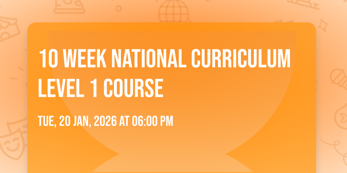 10 Week National Curriculum Level 1 Course