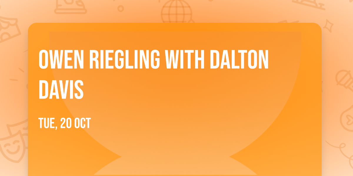 Owen Riegling with Dalton Davis