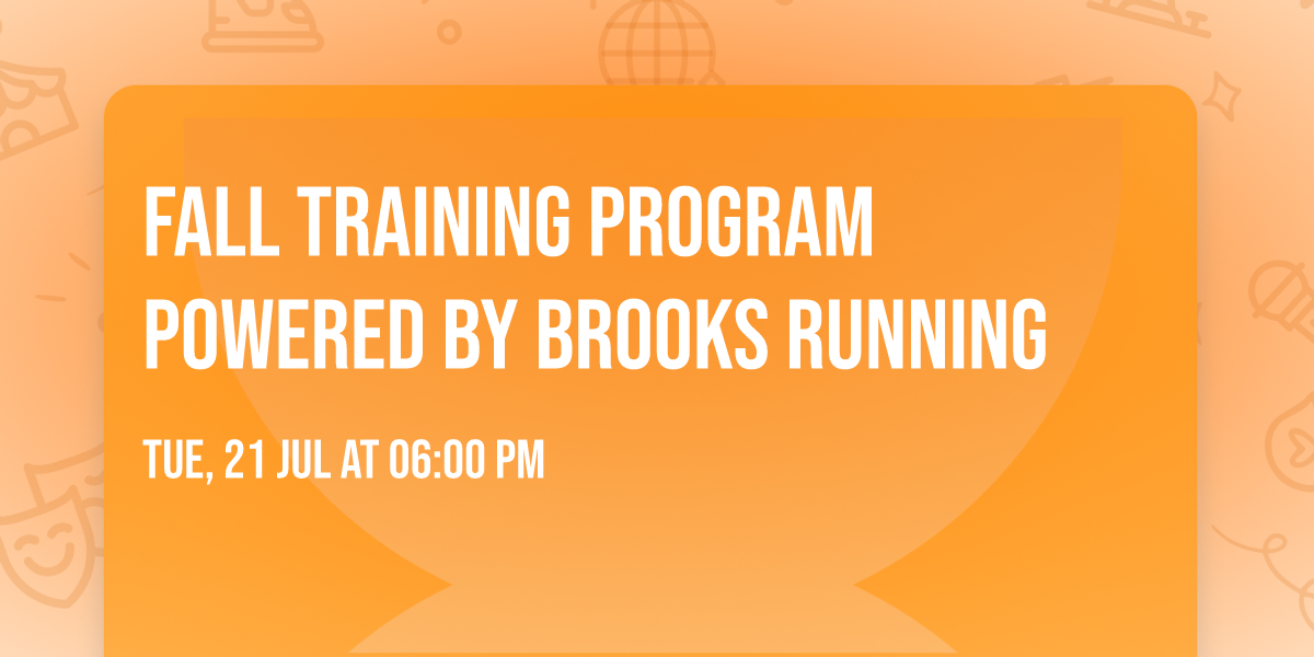 Fall Training Program Powered by Brooks Running