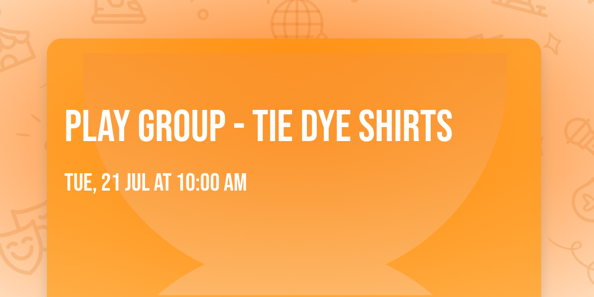 Play Group - Tie Dye Shirts \u2764\ufe0f\ud83e\udde1\ud83d\udc9b\ud83d\udc9a\ud83d\udc99\ud83d\udc9c