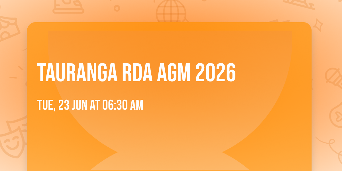 Tauranga RDA AGM 2026