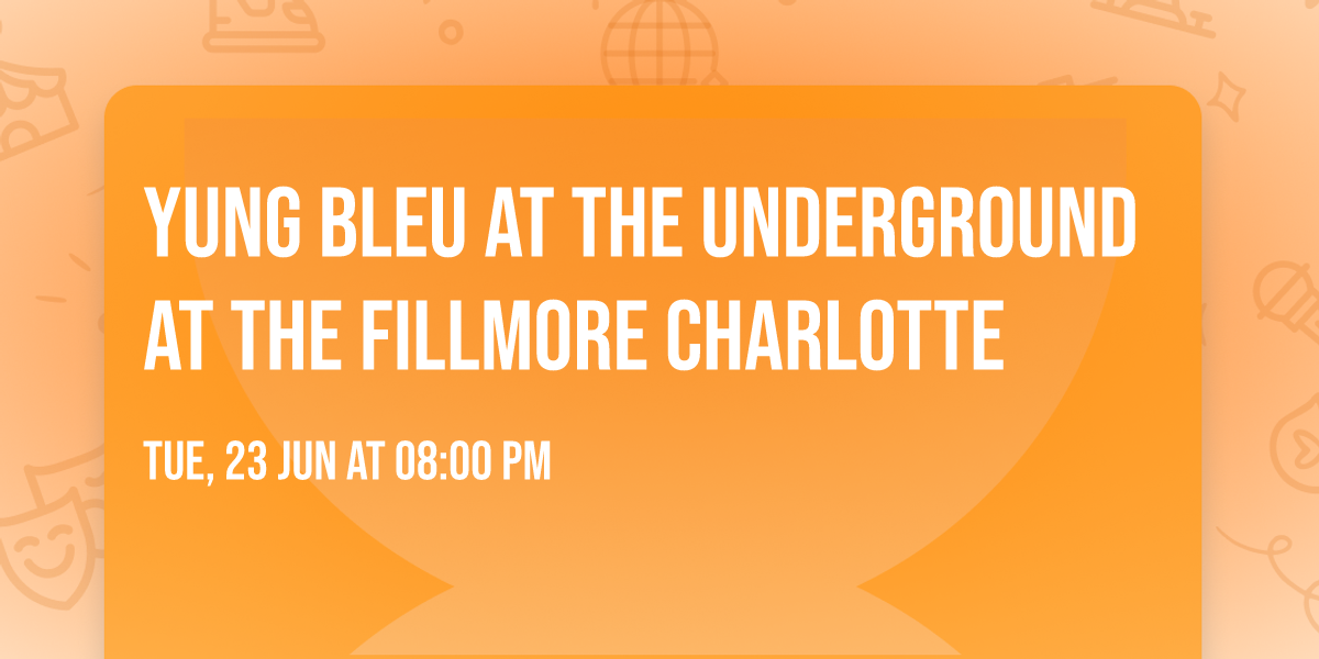 Yung Bleu at The Underground at The Fillmore Charlotte