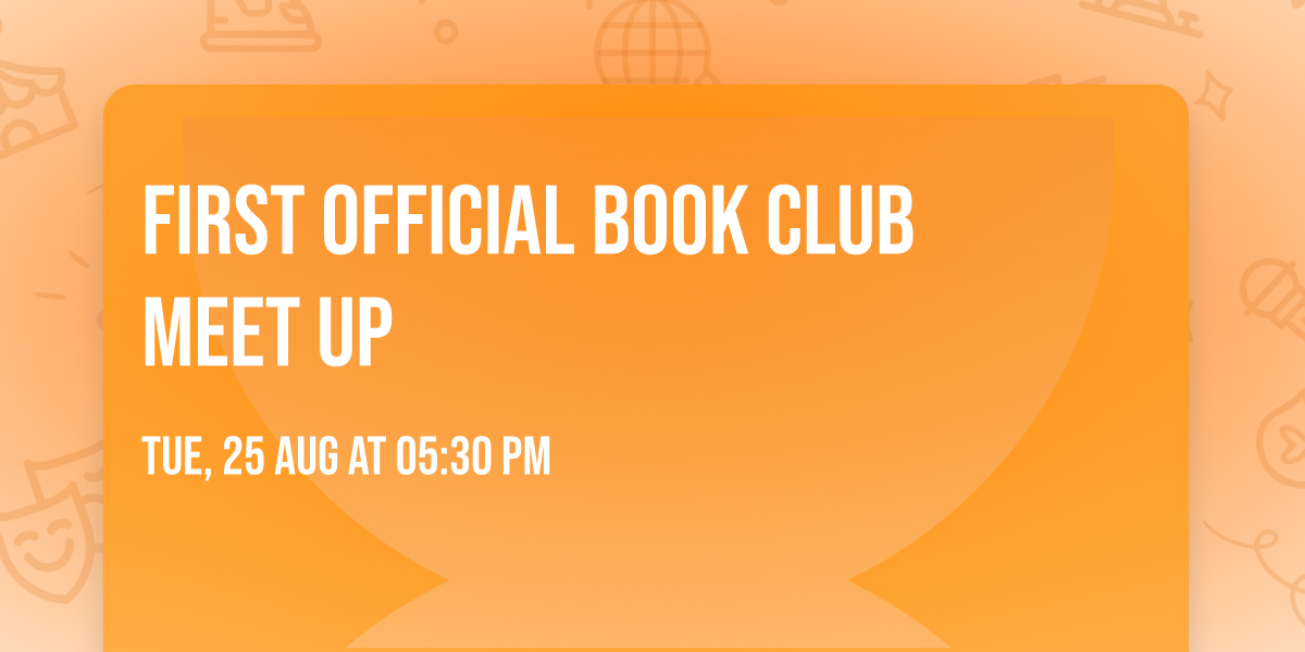 First Official Book Club Meet Up
