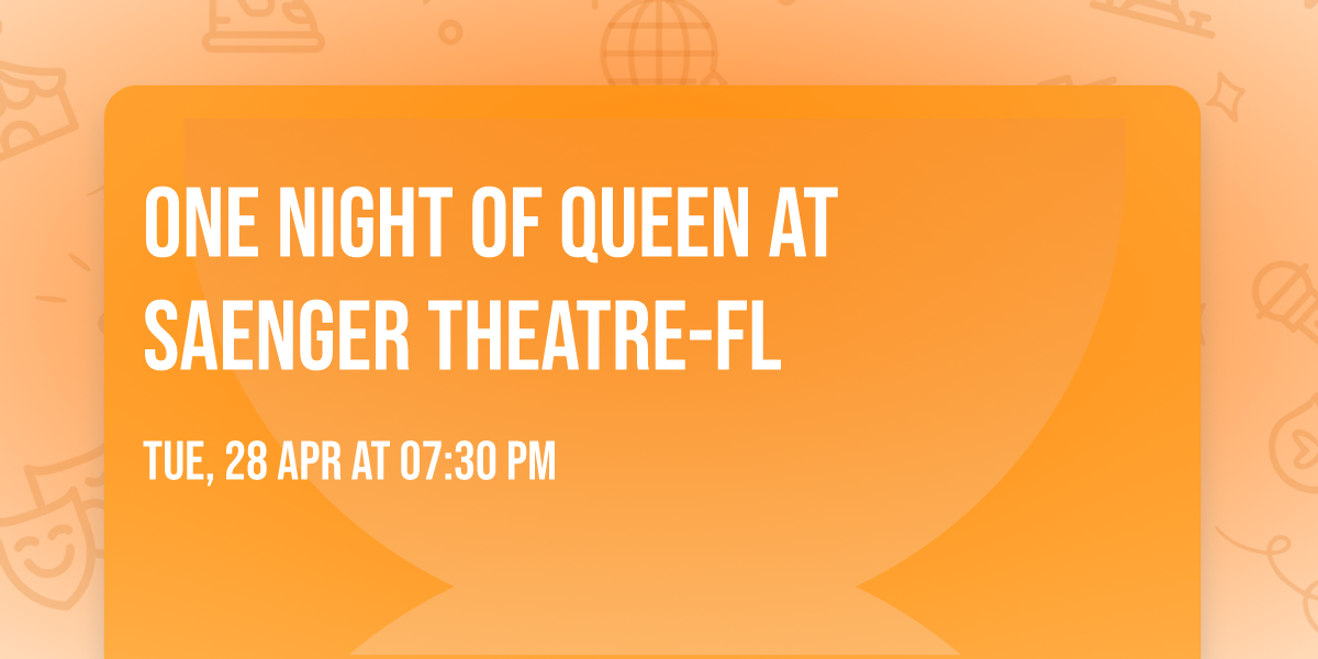 One Night of Queen at Saenger Theatre-FL