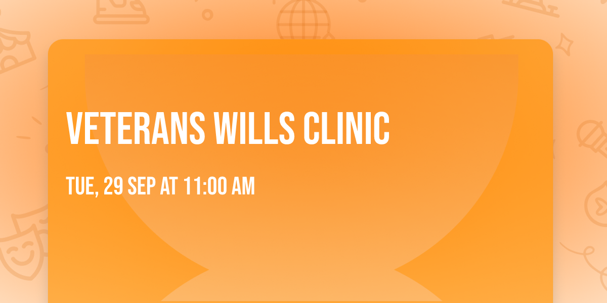 Veterans Wills Clinic