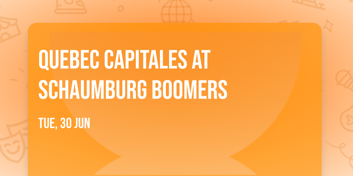 Quebec Capitales at Schaumburg Boomers