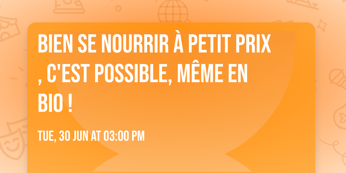 Bien se nourrir \u00e0 petit prix, c'est possible, m\u00eame en bio !