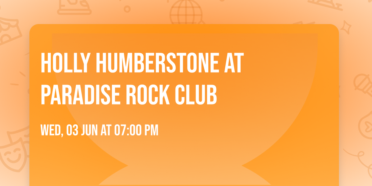 Holly Humberstone at Paradise Rock Club