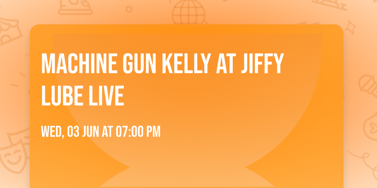 Machine Gun Kelly at Jiffy Lube Live