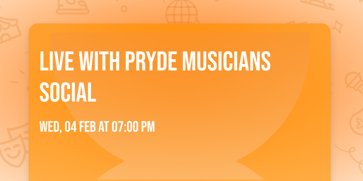 Live With Pryde Musicians Social 