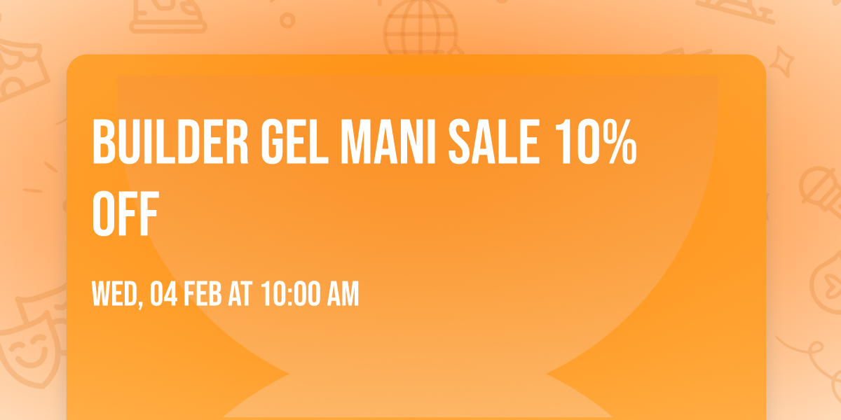 Builder Gel Mani Sale 10% off