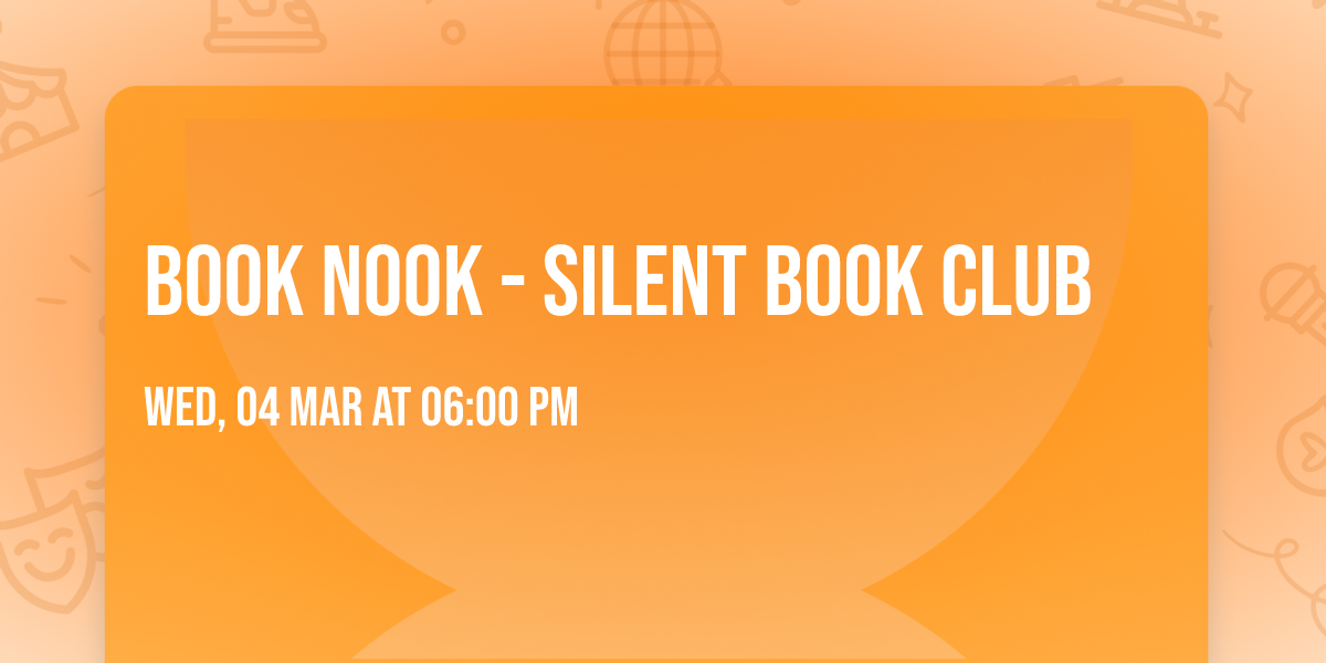 Book Nook - Silent Book Club