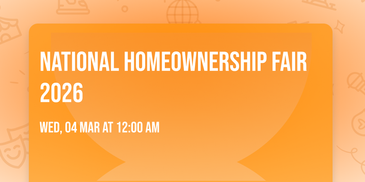 National Homeownership Fair 2026