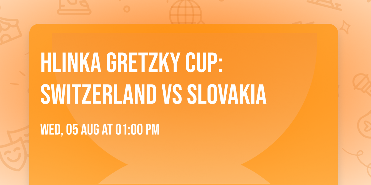 Hlinka Gretzky Cup: Switzerland vs Slovakia