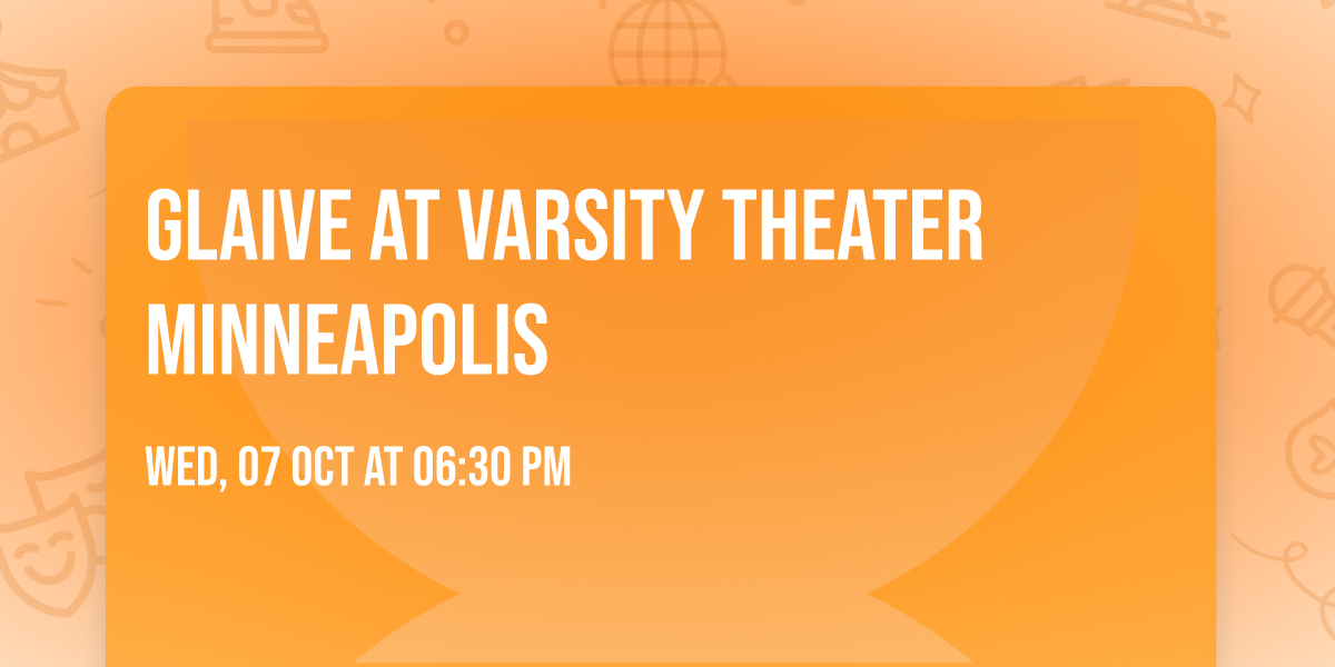 glaive at Varsity Theater Minneapolis