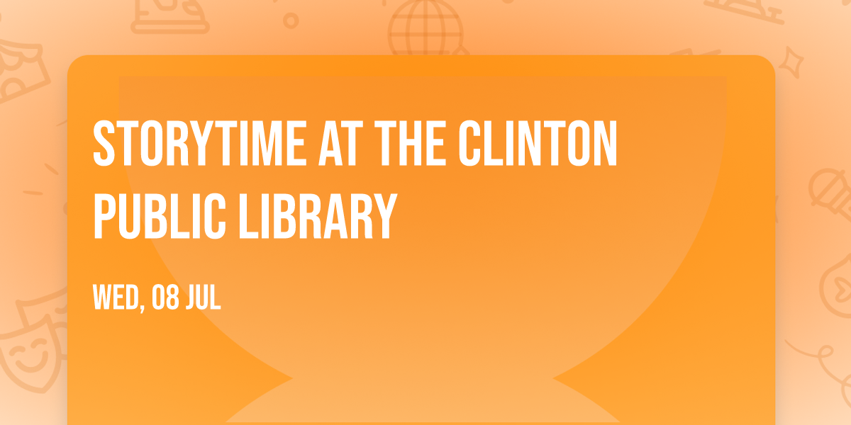 Storytime at the Clinton Public Library
