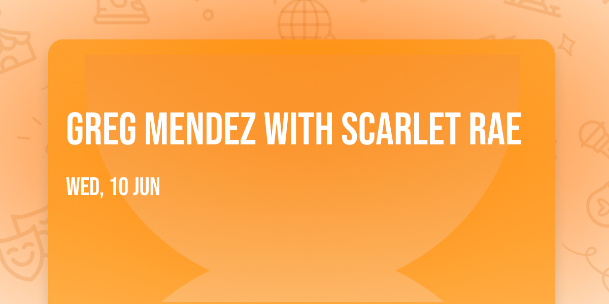 Greg Mendez with Scarlet Rae