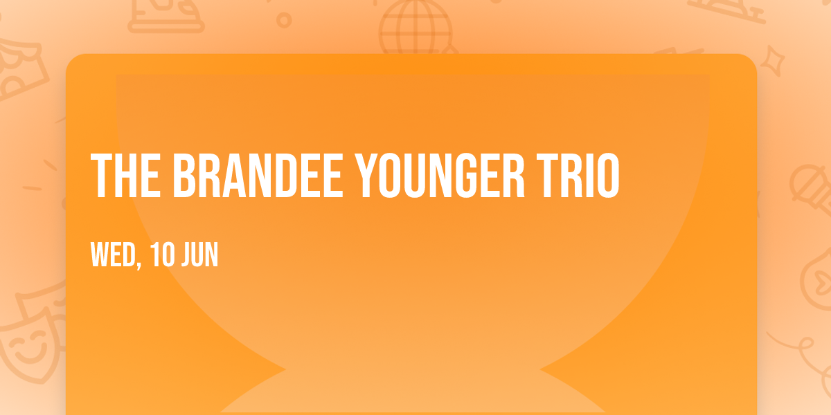 The Brandee Younger Trio