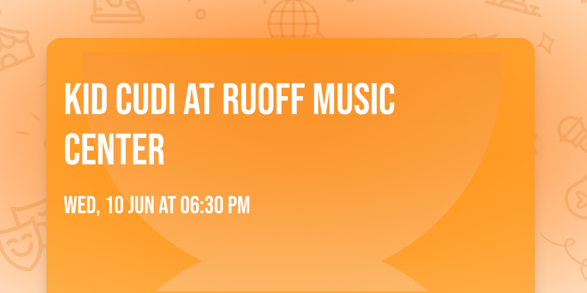 Kid Cudi at Ruoff Music Center