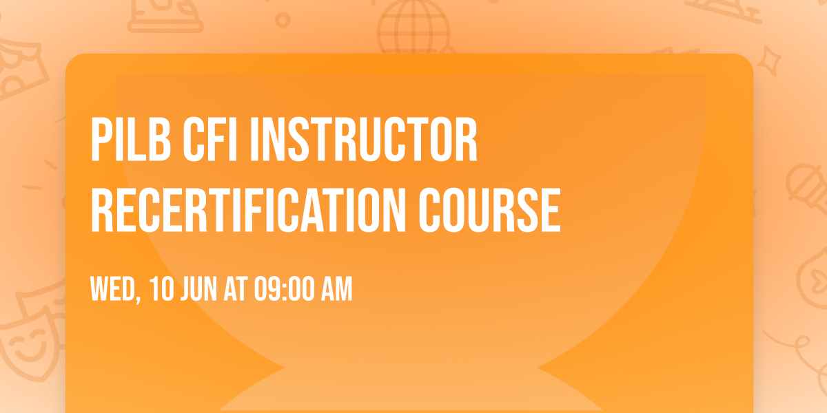 PILB CFI Instructor Recertification Course