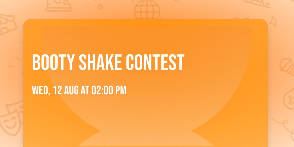 Booty Shake Contest