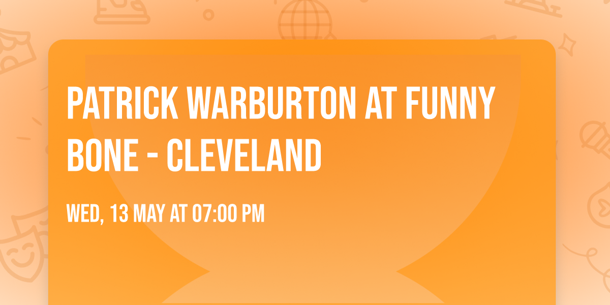 Patrick Warburton at Funny Bone - Cleveland