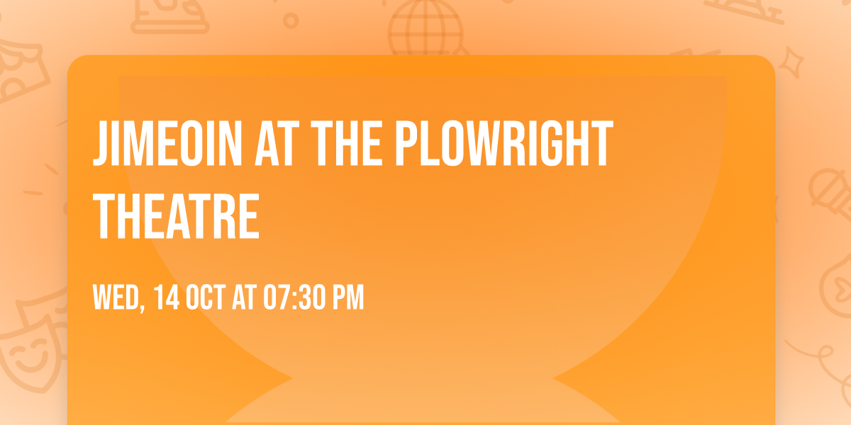 Jimeoin at The Plowright Theatre