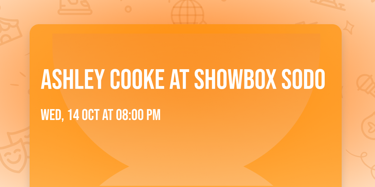 Ashley Cooke at Showbox SODO