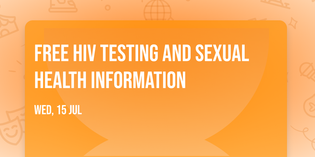 Free HIV testing and sexual health information