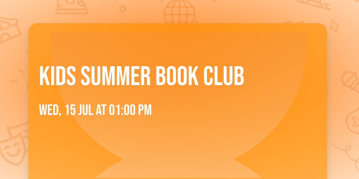 Kids Summer Book Club 