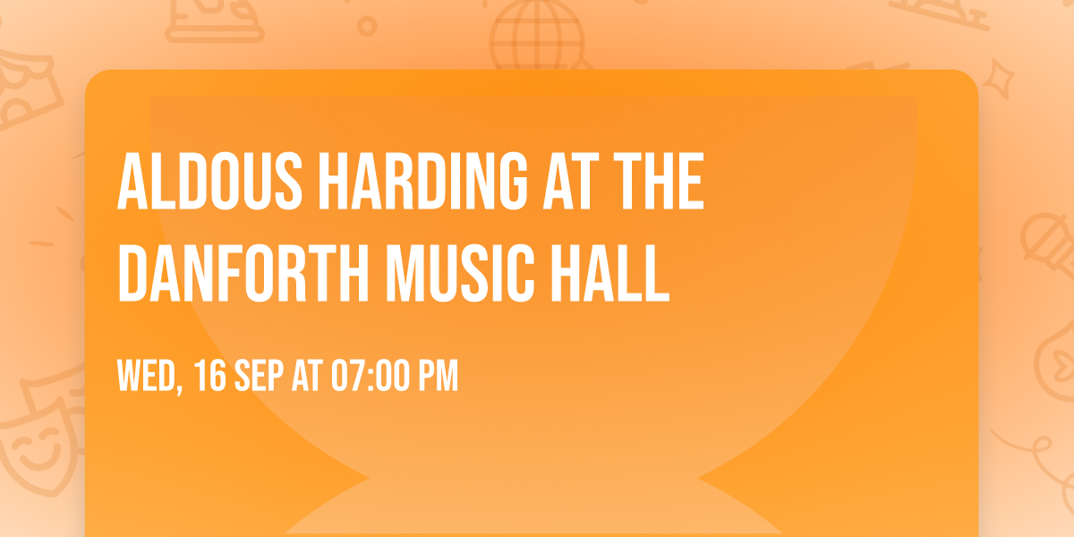 Aldous Harding at The Danforth Music Hall