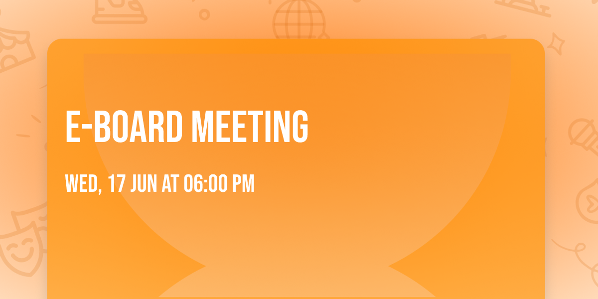 E-Board Meeting