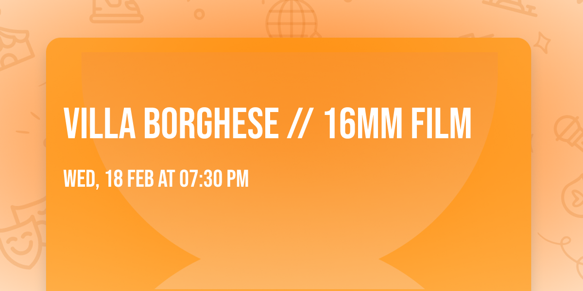 Villa Borghese \/\/ 16mm film