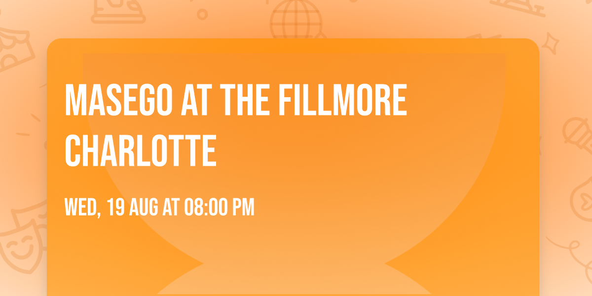 Masego at The Fillmore Charlotte