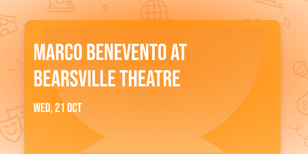 Marco Benevento at Bearsville Theatre