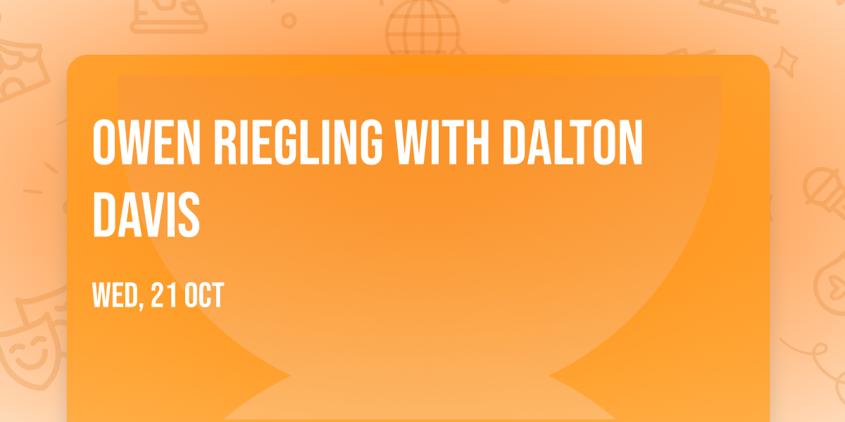 Owen Riegling with Dalton Davis