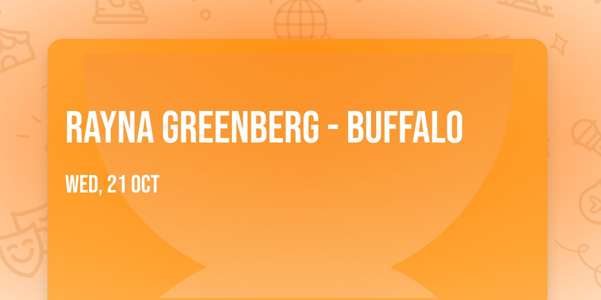 Rayna Greenberg - Buffalo