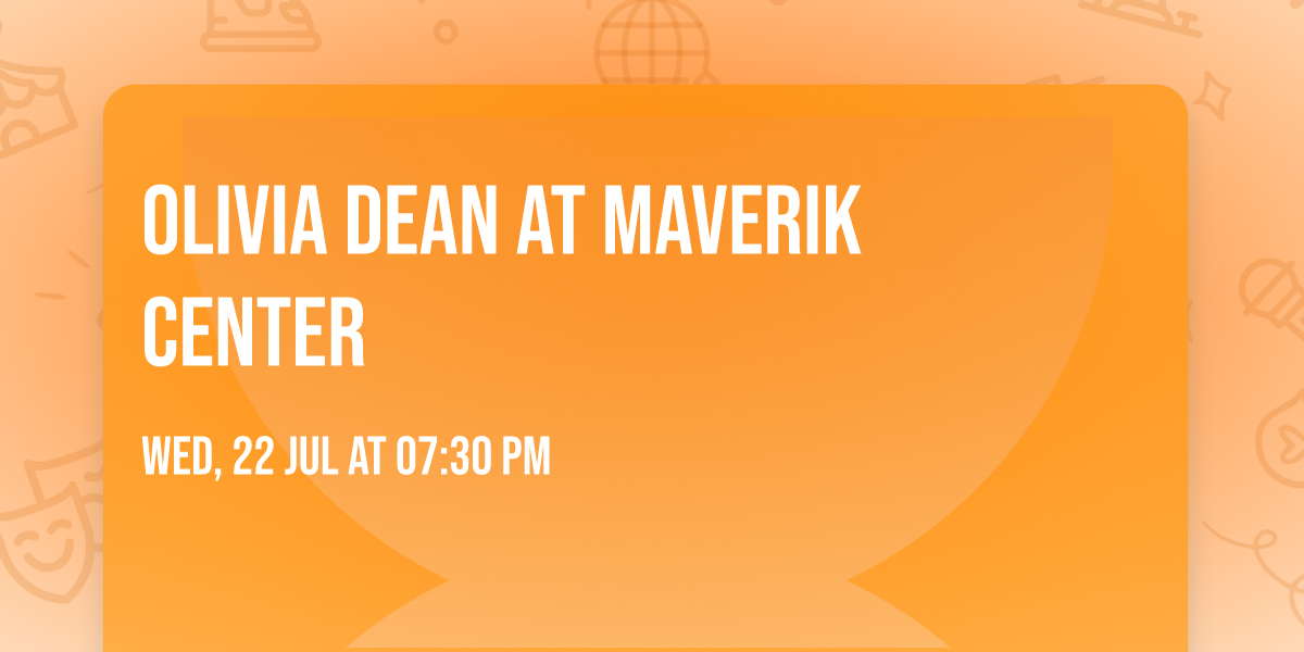 Olivia Dean at Maverik Center