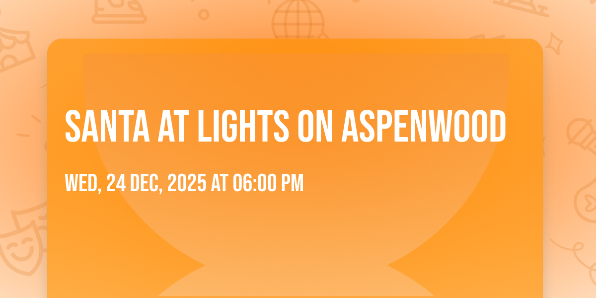 Santa at Lights on Aspenwood