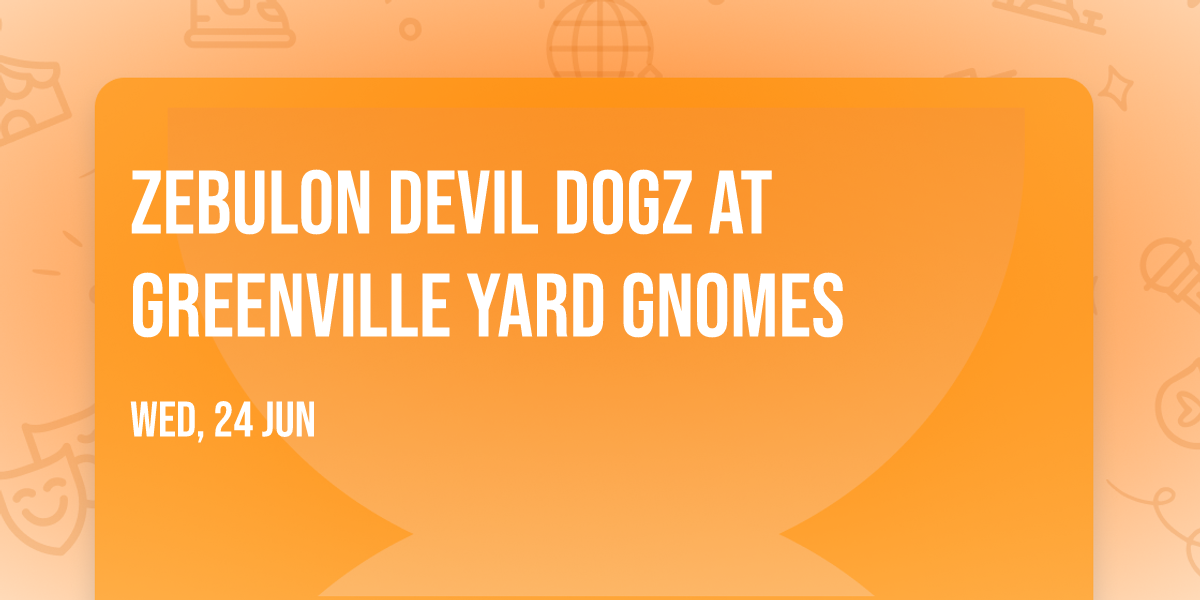 Zebulon Devil Dogz at Greenville Yard Gnomes