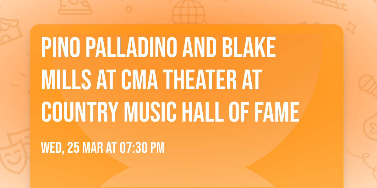 Pino Palladino and Blake Mills at CMA Theater at Country Music Hall Of Fame