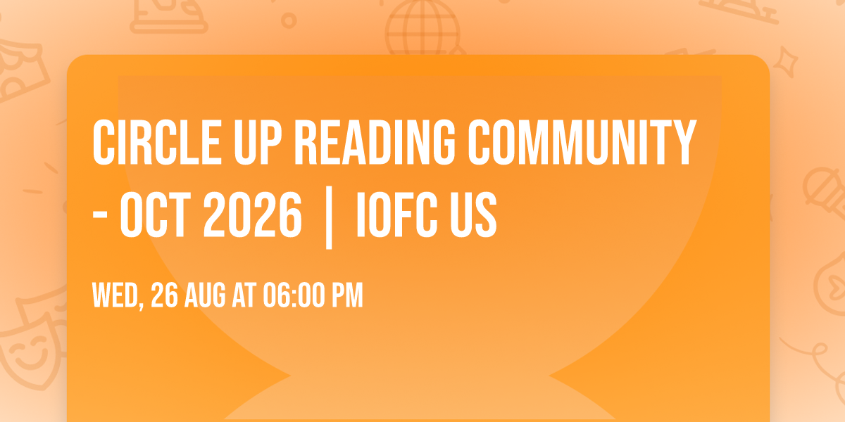 Circle Up Reading Community - Oct 2026 | IofC US