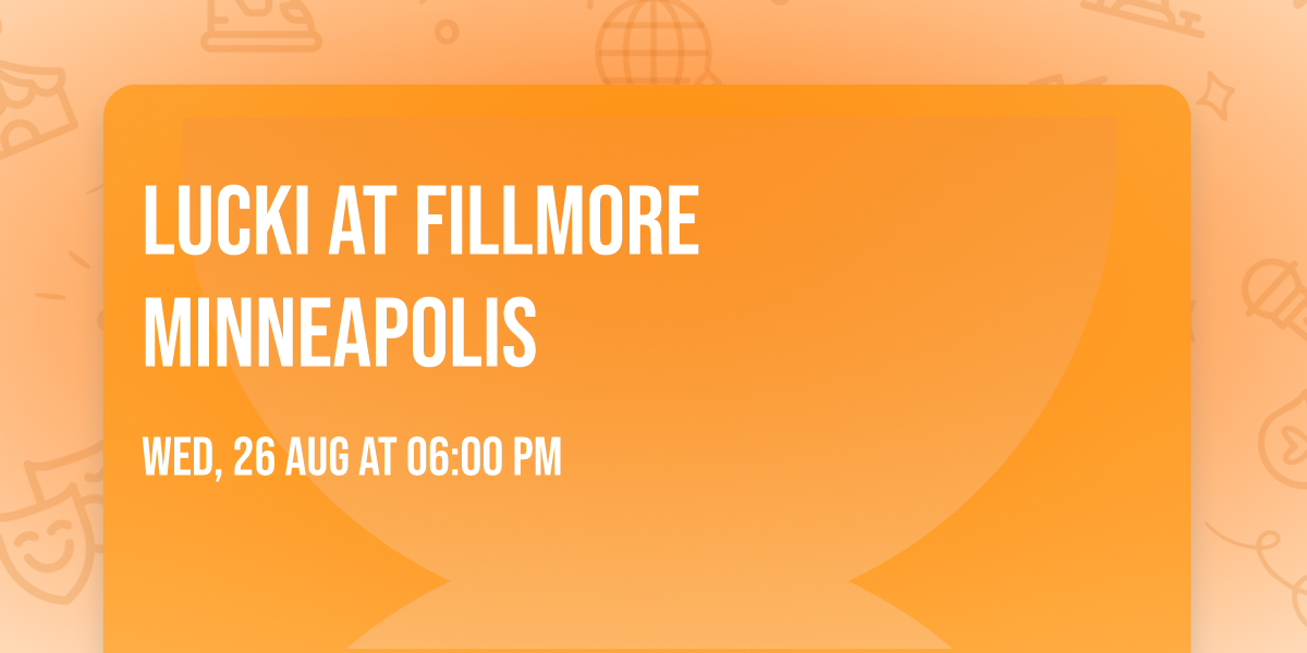 Lucki at Fillmore Minneapolis
