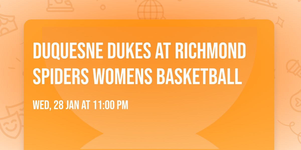 Duquesne Dukes at Richmond Spiders Womens Basketball