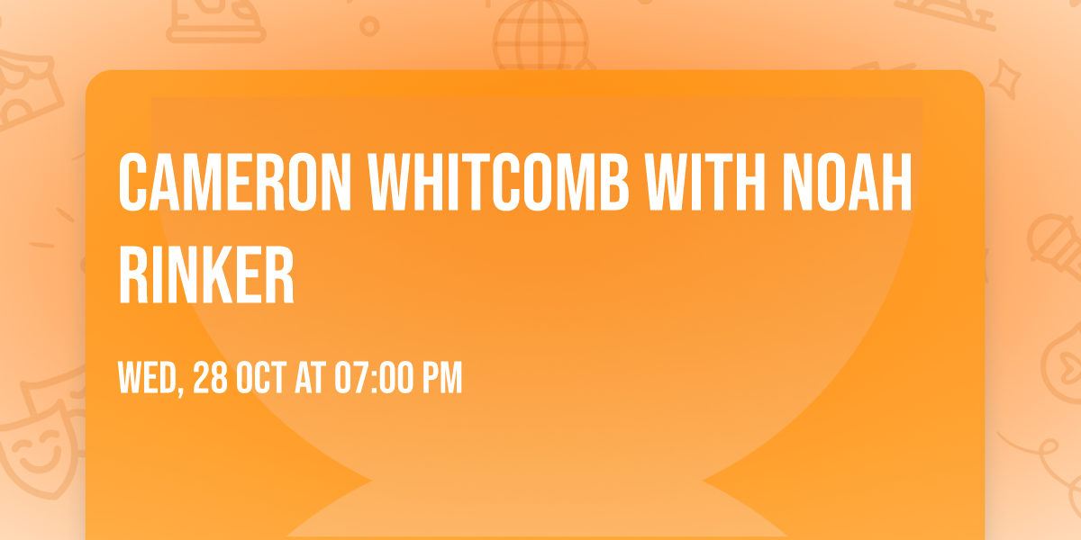 Cameron Whitcomb with Noah Rinker