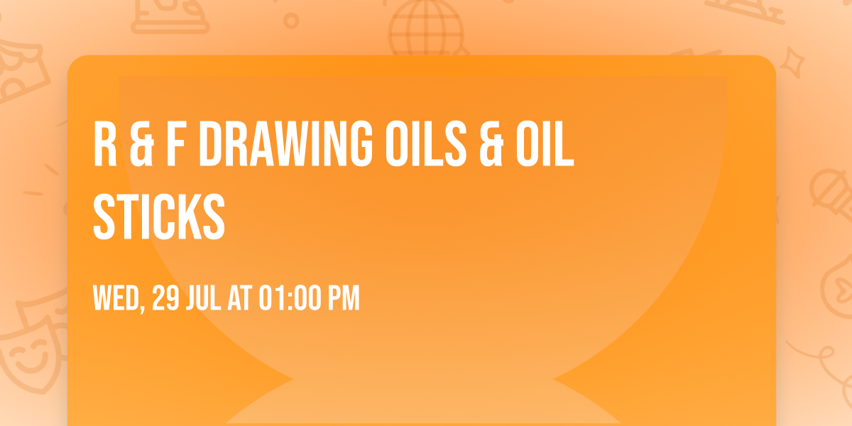 R & F Drawing Oils & Oil Sticks 