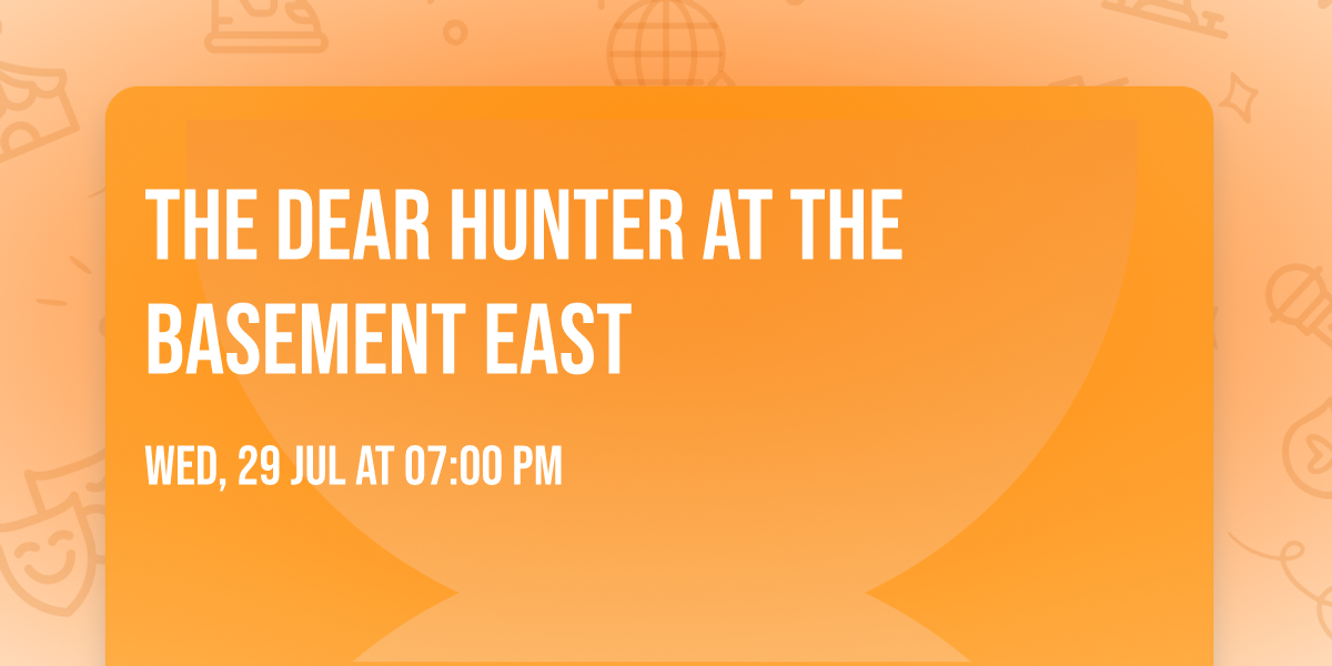 The Dear Hunter at The Basement East