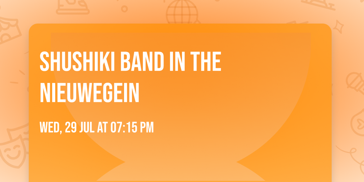 Shushiki Band in the Nieuwegein