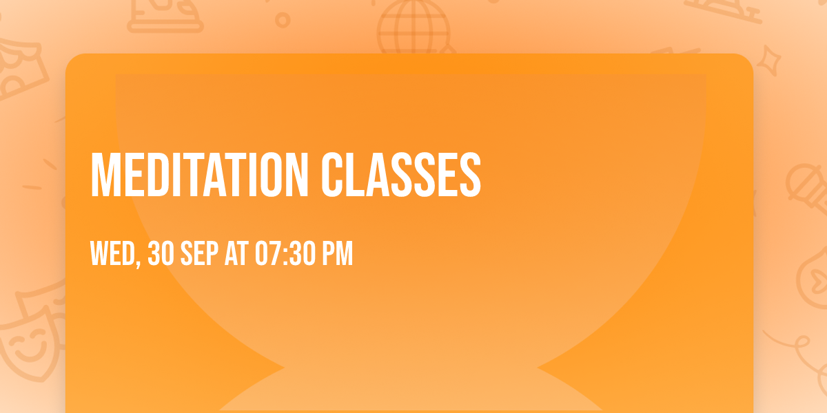 Meditation classes 
